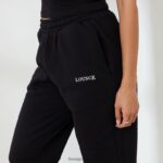 Lounge välttämättömät lenkkeilijät musta vaatteet naiset D46R26908 - Image 5