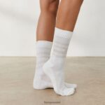 Lounge välttämättömät sukat (kaksi pakkausta) kerma vaatteet naiset D46R26934 - Image 4