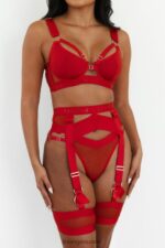 Lounge venus intiimi setti punainen alusvaatteet naiset D46R26620 - Image 6