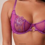 Lounge victoria intiimi setti violetti alusvaatteet naiset D46R26334 - Image 8