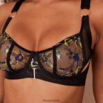 Lounge vita intiimi setti musta alusvaatteet naiset D46R26648 - Image 3