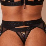 Lounge vita intiimi setti musta alusvaatteet naiset D46R26648 - Image 6