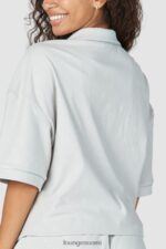 Lounge ylellinen kohokuvioitu pyjamapaita pakkasta vaatteet naiset D46R26956 - Image 4