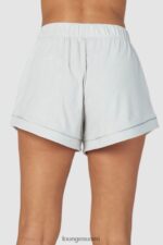 Lounge ylelliset kohokuvioidut pyjamashortsit pakkasta vaatteet naiset D46R26957 - Image 2
