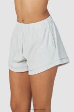 Lounge ylelliset kohokuvioidut pyjamashortsit pakkasta vaatteet naiset D46R26957 - Image 3