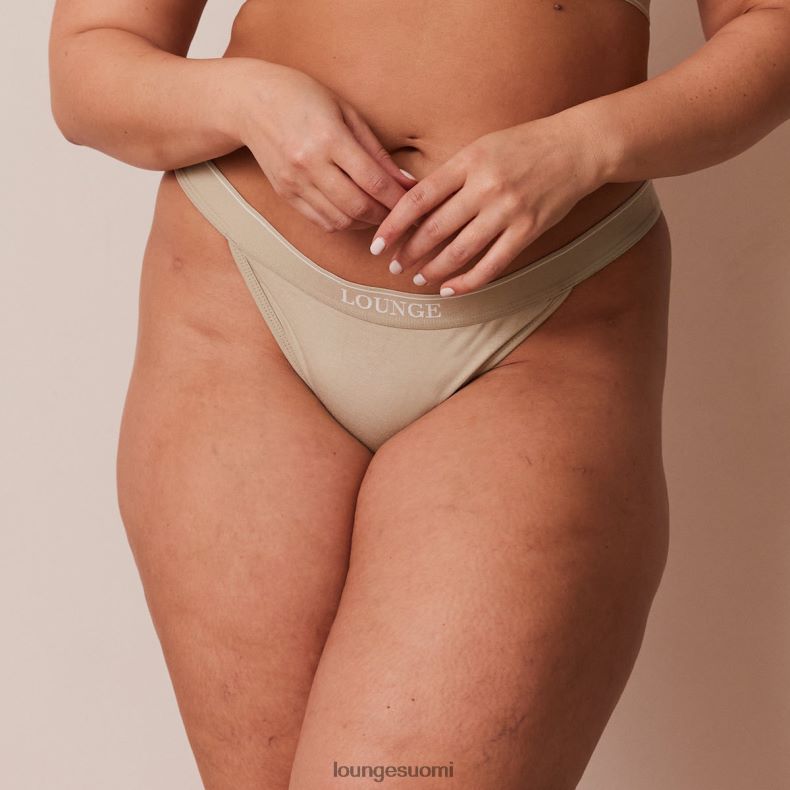 Lounge bambu minikolmiohihnat oliivi alusvaatteet naiset D46R26406