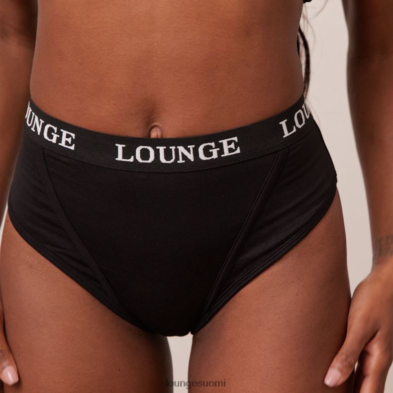 Lounge bambu perushousut musta alusvaatteet naiset D46R26388