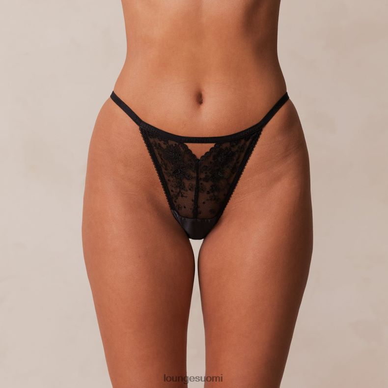 Lounge flirttailu alushousut musta alusvaatteet naiset D46R26553