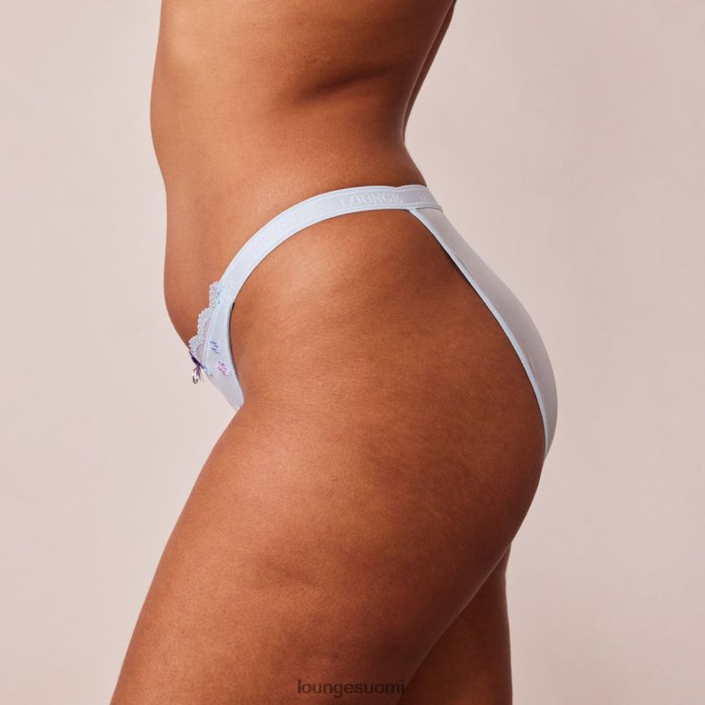 Lounge kukkakuvioidut kolmiohousut sininen alusvaatteet naiset D46R26576