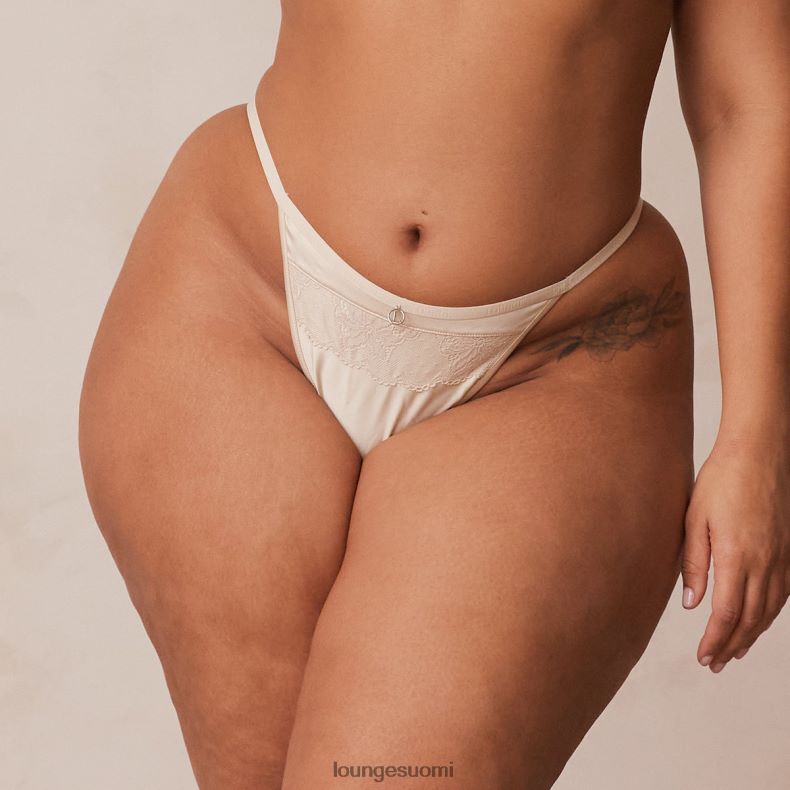 Lounge pehmeät satiiniset alushousut latte alusvaatteet naiset D46R26490