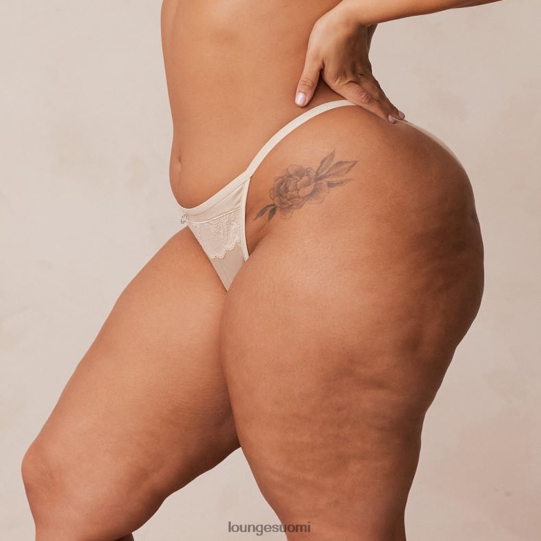 Lounge pehmeät satiiniset alushousut latte alusvaatteet naiset D46R26490