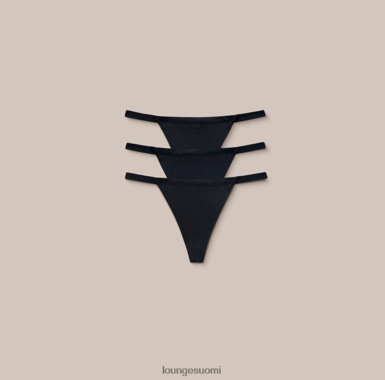 Lounge perus g-kieliä (3 kpl) musta alusvaatteet naiset D46R26538