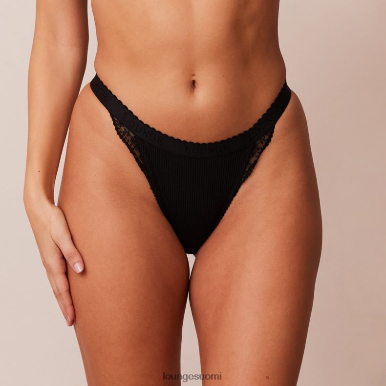 Lounge resorihousut musta alusvaatteet naiset D46R26586