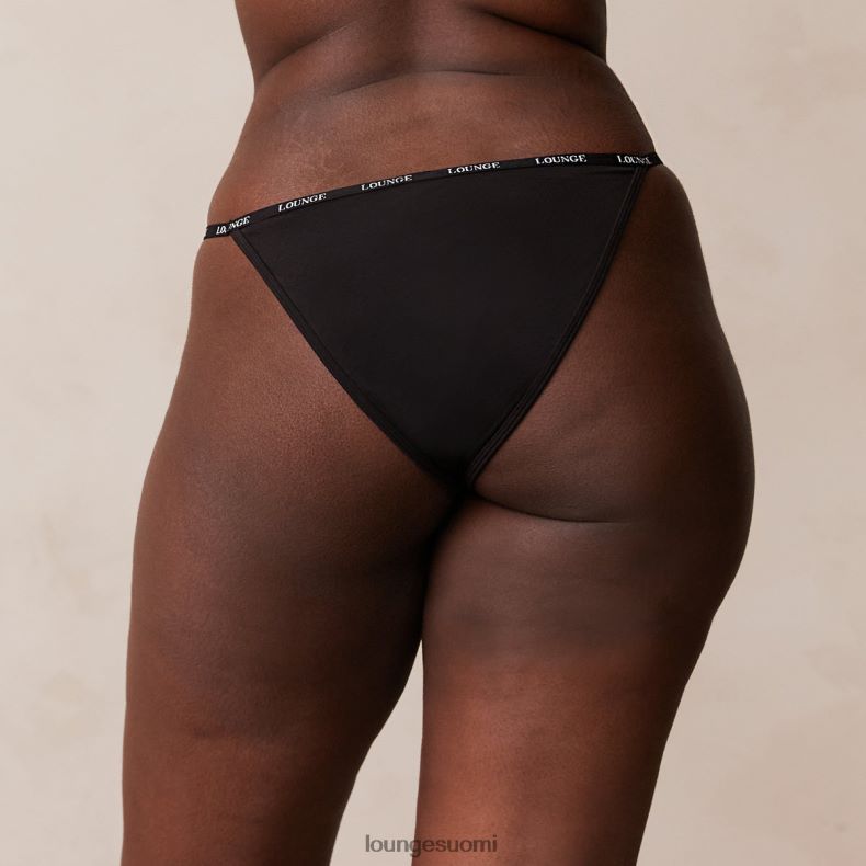 Lounge sileät alushousut musta alusvaatteet naiset D46R26548