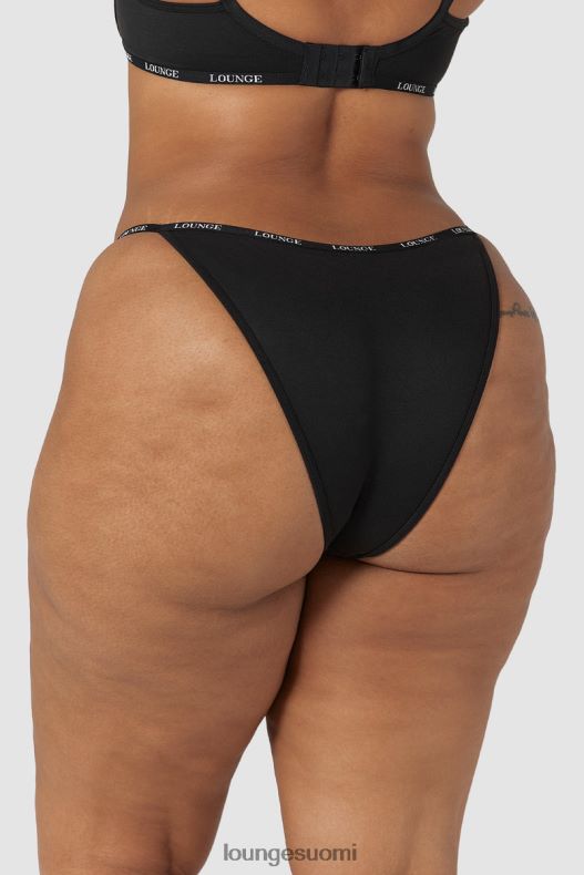 Lounge sileät klassiset alushousut musta alusvaatteet naiset D46R26562