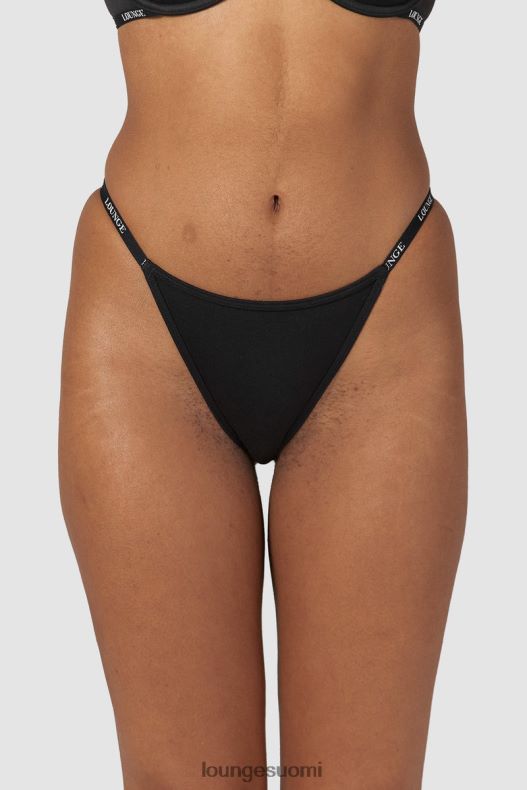 Lounge sileät klassiset alushousut musta alusvaatteet naiset D46R26562