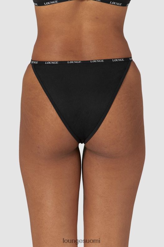 Lounge sileät klassiset alushousut musta alusvaatteet naiset D46R26562
