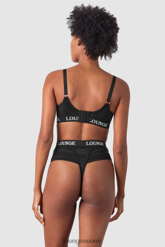 Lounge nurture imetysrintaliivit & stringit/housutsetti musta alusvaatteet naiset D46R26225