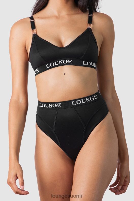 Lounge nurture imetysrintaliivit & stringit/housutsetti musta alusvaatteet naiset D46R26225