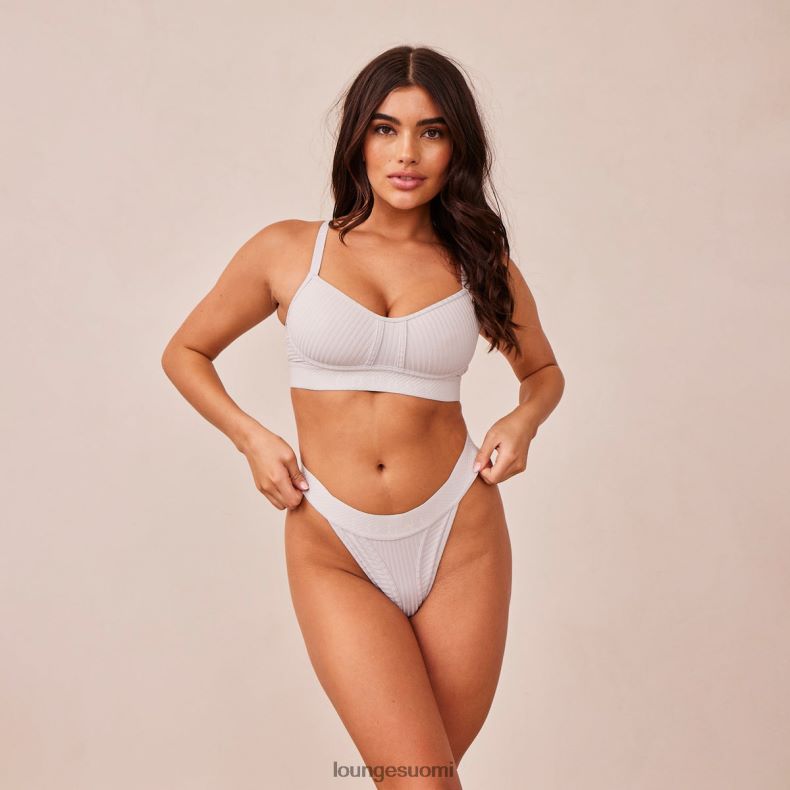 Lounge paljaat rintaliivit & stringit harmaa alusvaatteet naiset D46R26177