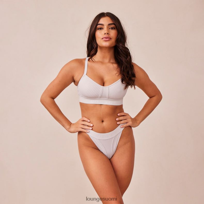 Lounge paljaat rintaliivit & stringit harmaa alusvaatteet naiset D46R26177