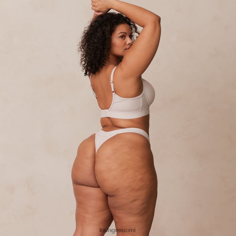 Lounge paljaat rintaliivit & stringit kerma alusvaatteet naiset D46R26178