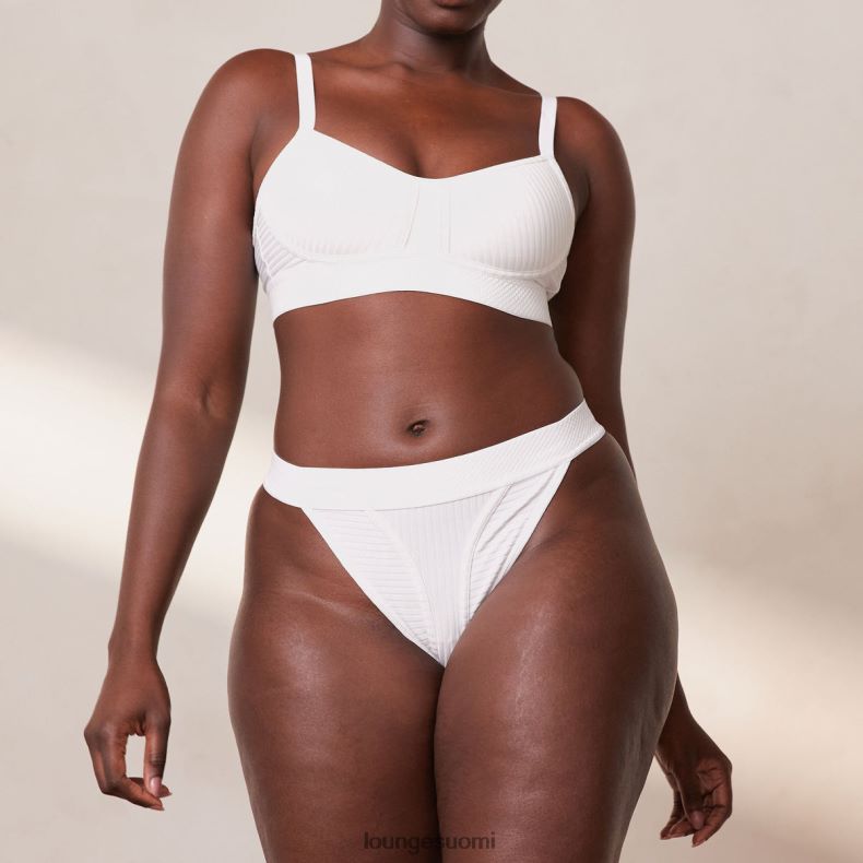 Lounge paljaat rintaliivit & stringit valkoinen alusvaatteet naiset D46R26176
