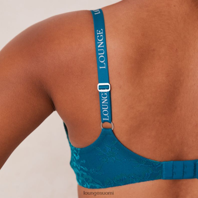 Lounge pitsiset taikarintaliivit & stringit turkoosi alusvaatteet naiset D46R26210