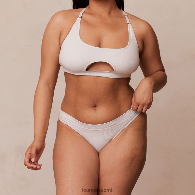 Lounge saumattomat rintaliivit & stringit/housut kerma alusvaatteet naiset D46R26220