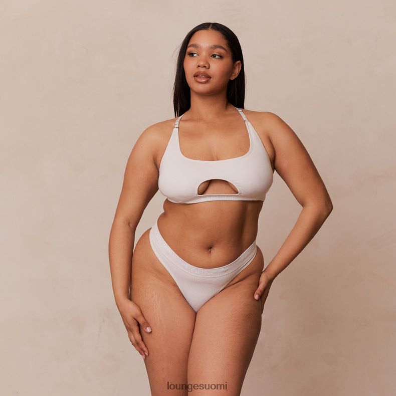 Lounge saumattomat rintaliivit & stringit/housut kerma alusvaatteet naiset D46R26220