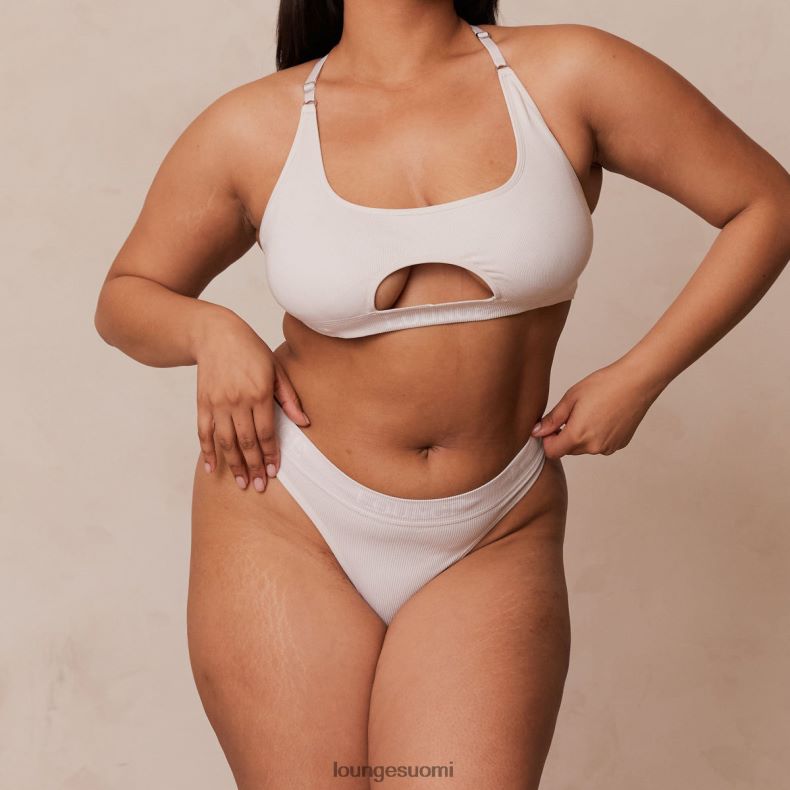 Lounge saumattomat rintaliivit & stringit/housut kerma alusvaatteet naiset D46R26220