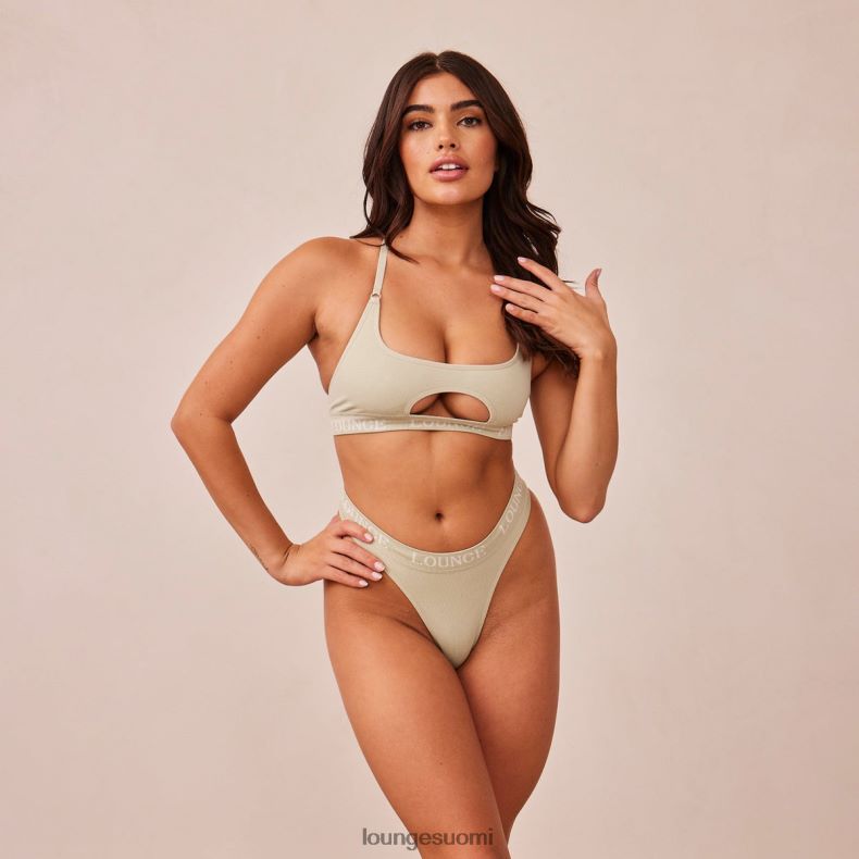 Lounge saumattomat rintaliivit & stringit/housut oliivi alusvaatteet naiset D46R26209