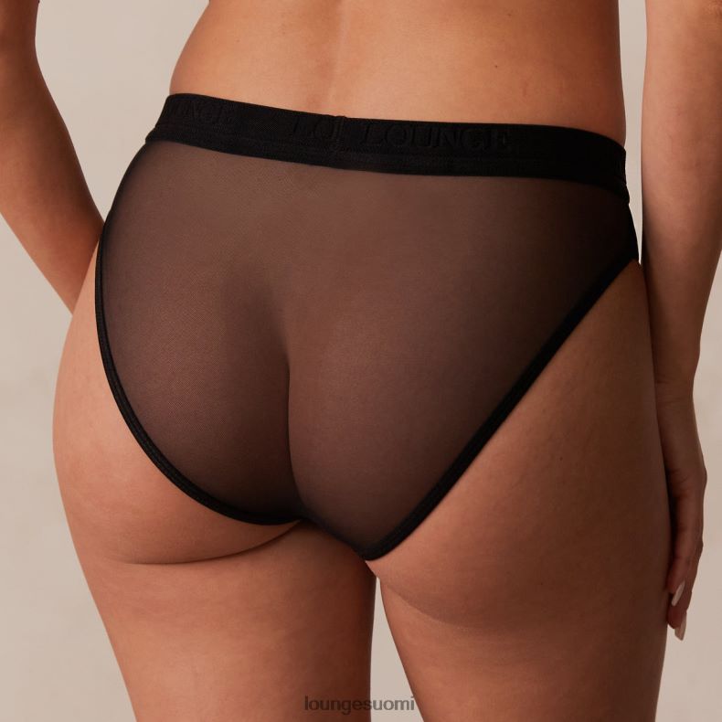 Lounge verkkorintaliivit & stringit/housut musta alusvaatteet naiset D46R26183