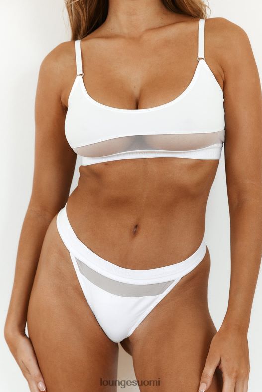 Lounge verkkorintaliivit & stringit/housut valkoinen alusvaatteet naiset D46R26185