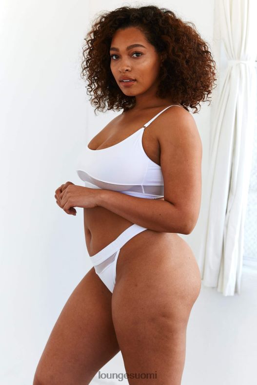 Lounge verkkorintaliivit & stringit/housut valkoinen alusvaatteet naiset D46R26185