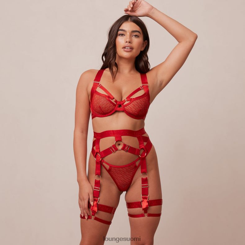 Lounge Phoenix intiimi setti punainen alusvaatteet naiset D46R26621