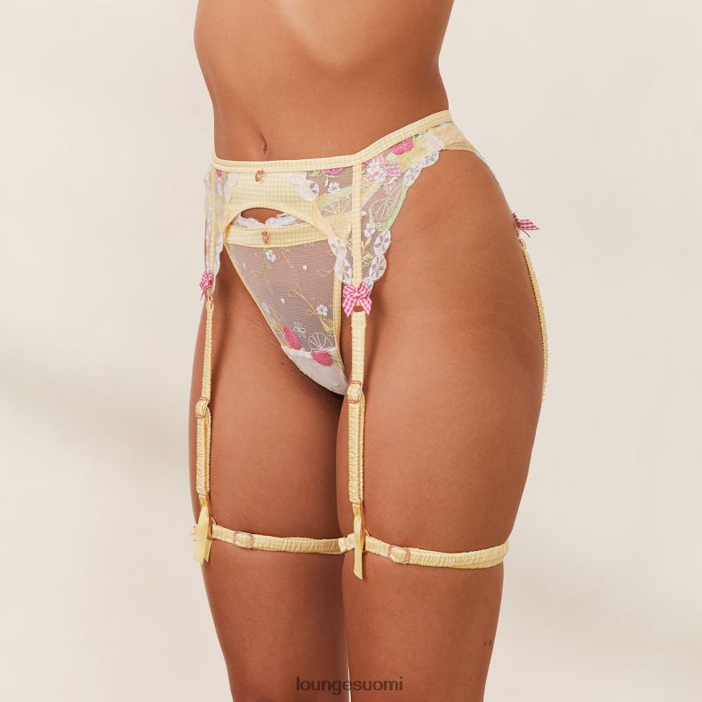 Lounge adelina intiimi setti keltainen alusvaatteet naiset D46R26354