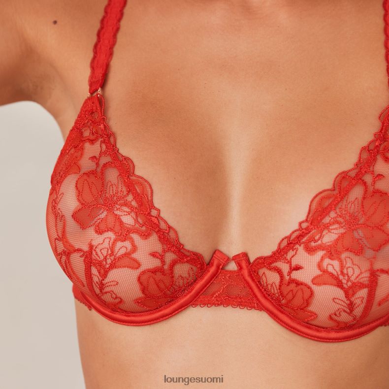 Lounge danielle intiimisetti punainen alusvaatteet naiset D46R26341