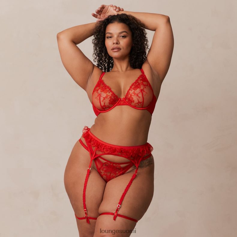 Lounge danielle intiimisetti punainen alusvaatteet naiset D46R26341