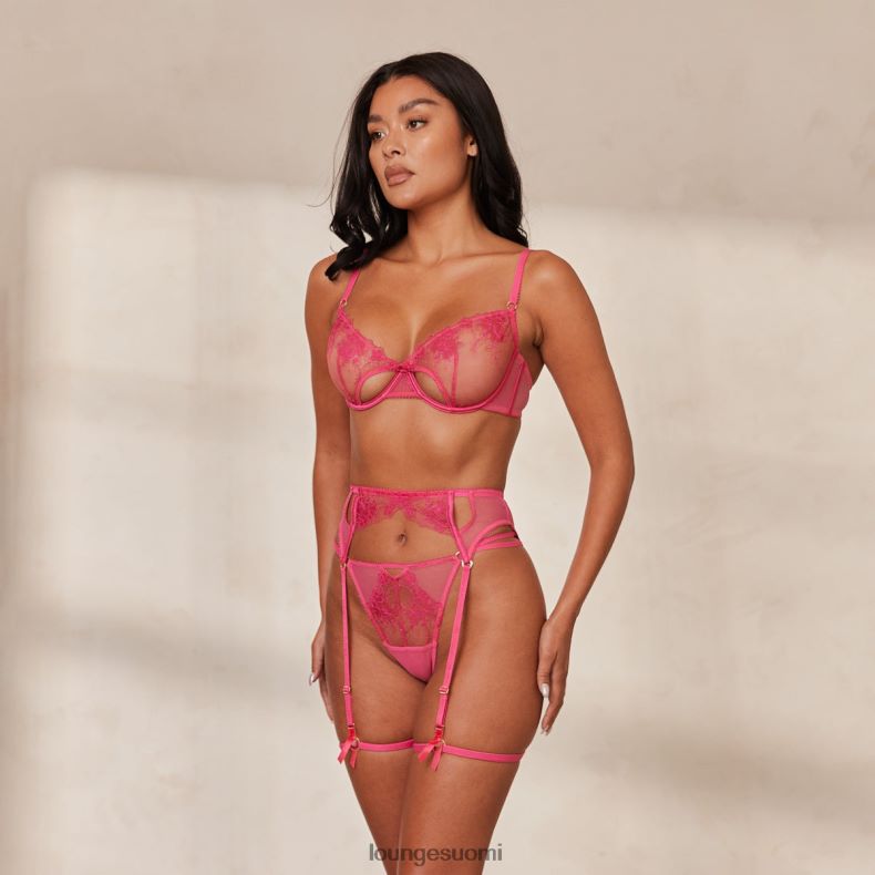 Lounge firenze intiimi setti kuuma pinkki alusvaatteet naiset D46R26344