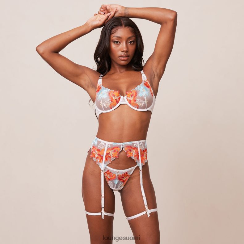 Lounge lilja intiimi setti valkoinen alusvaatteet naiset D46R26331