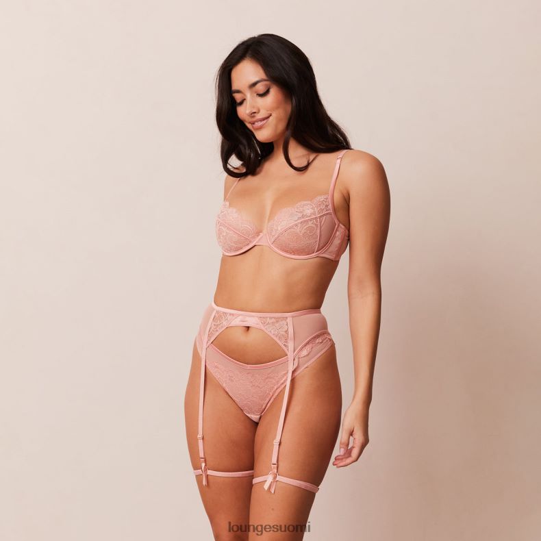 Lounge louise intiimi setti vaaleanpunainen alusvaatteet naiset D46R26343