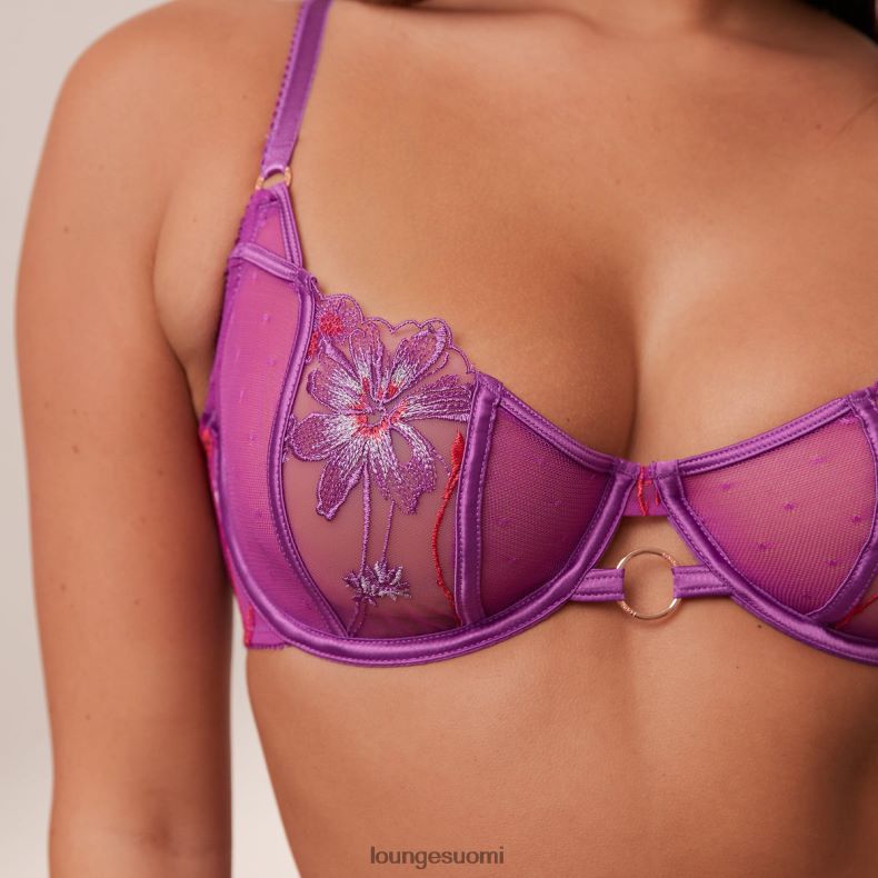 Lounge victoria intiimi setti violetti alusvaatteet naiset D46R26334