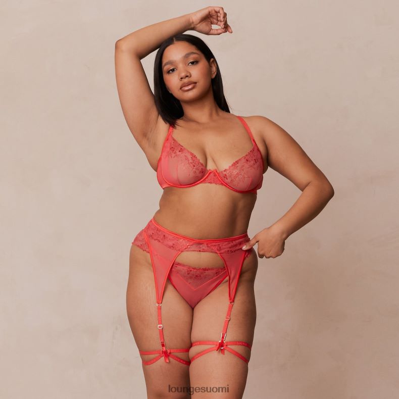 Lounge vixen intiimi setti kirsikka alusvaatteet naiset D46R26327