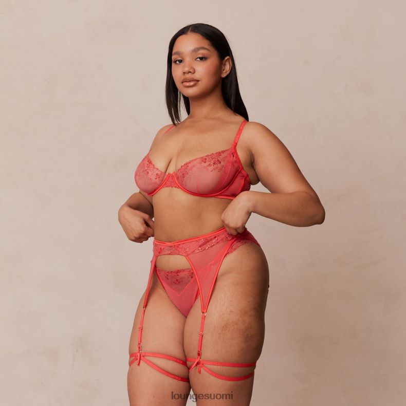 Lounge vixen intiimi setti kirsikka alusvaatteet naiset D46R26327