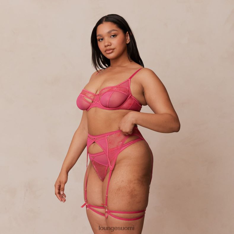 Lounge whitney intiimi setti kuuma pinkki alusvaatteet naiset D46R26612