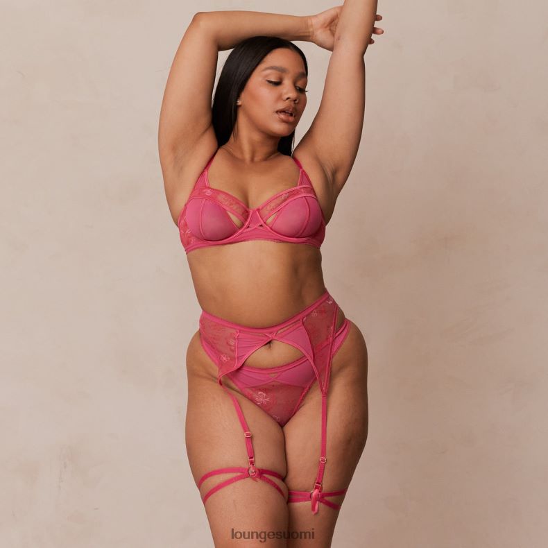 Lounge whitney intiimi setti kuuma pinkki alusvaatteet naiset D46R26612