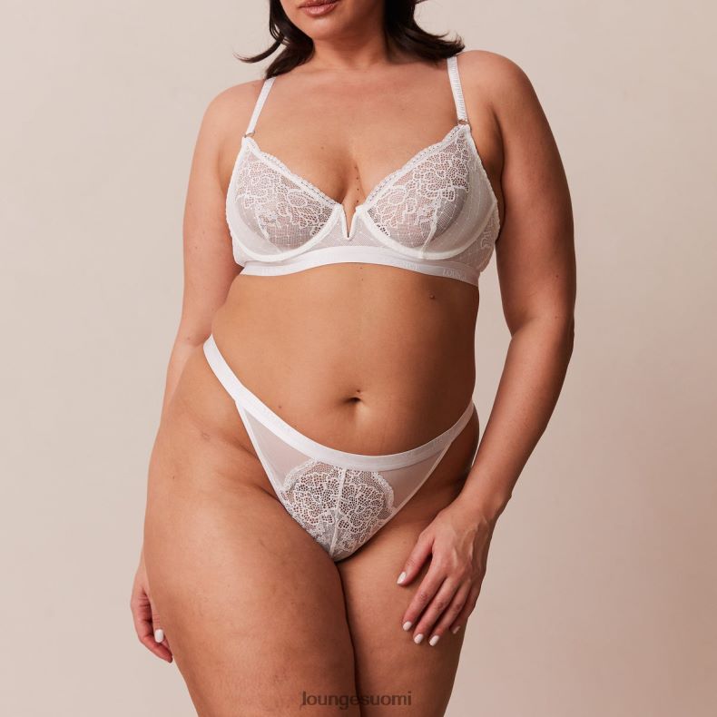 Lounge Royal parveke rintaliivit & stringit valkoinen alusvaatteet naiset D46R2663