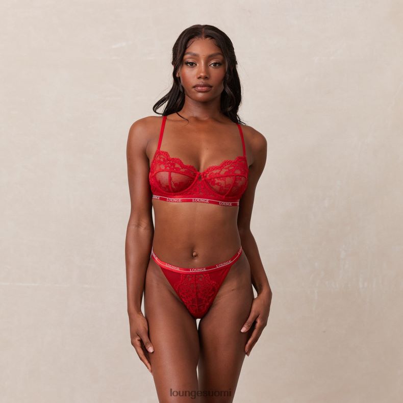 Lounge blossom parveke rintaliivit & stringit kastanjanruskea alusvaatteet naiset D46R266