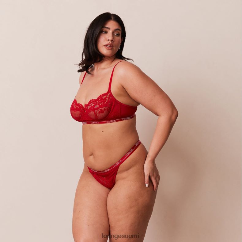 Lounge blossom parveke rintaliivit & stringit kastanjanruskea alusvaatteet naiset D46R266